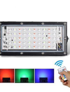 REFLECTOR LIVIANO 50W RGB COLORES