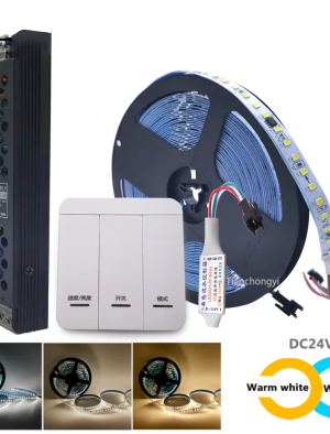 KIT CINTA LED CON MOVIMIENTO 14W 10 METROS