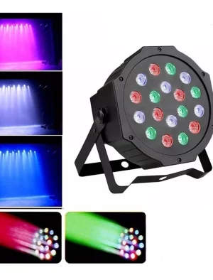 PAR LED LIGHTS 3W X 18 RGB DMX
