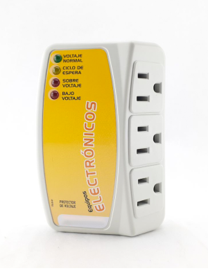 PROTECTOR DE VOLTAJE 3 TOMAS 15AMP LEDON
