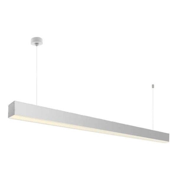 LAMPARA LINEAL COLGANTE BLANCA 1.20X7 30W