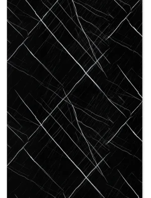 LAMINA MARMOLIZADA PVC 1,22x2,44m 3mm NEGRO/BLANCO