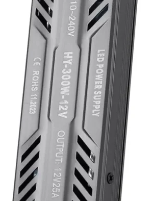 TRANSFORMADOR 25AMP 300W 12V SLIM CLICK