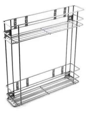 CESTA EXTRAIBLE CONDIMENTERA GUIA OCULTA CIERRE SUAVE CORREDIZA 200MM BK-1201