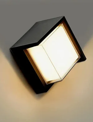 LAMPARA CUADRADA DECORATIVA 12W PVC 3500K