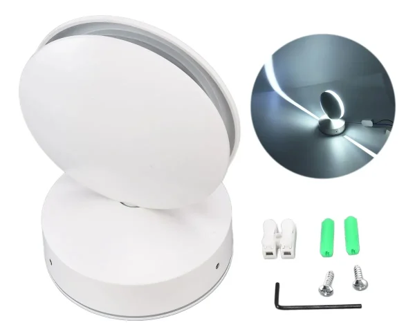 LAMPARA LED 360 3.500K DECORATIVA BLANCA - Imagen 3