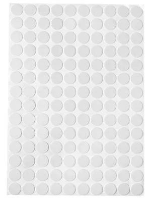 STICKER CALCOMANIA TAPA TORNILLO BLANCO LA HOJA DF-2100