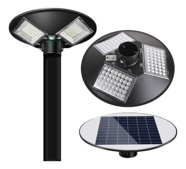 LAMPARA SOLAR DE POSTE PLAZA 150W
