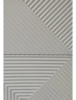 LAMINA 1,20*0,6M DECRATIVO PU 30mm RAYADO GREIGE