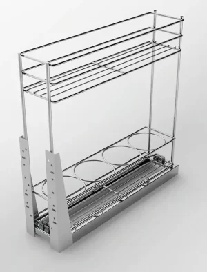 CESTA EXTRAIBLE CONDIMENTERA CORREDIZA 200MM BK-1202