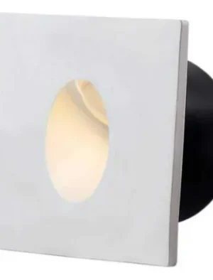 LAMPARA ESCALERA CUADRADA 1W BLANCA