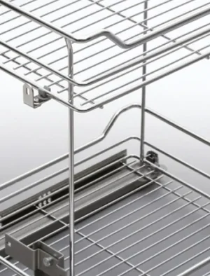 CESTA EXTRAIBLE GUIA OCULTA CIERRE SUAVE CORREDIZA D440W110H520 mm BK-2204