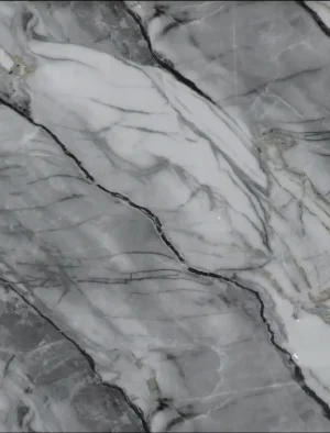 LAMINA MARMOLIZADA PVC 1,22x2,44m 3mm GRIS