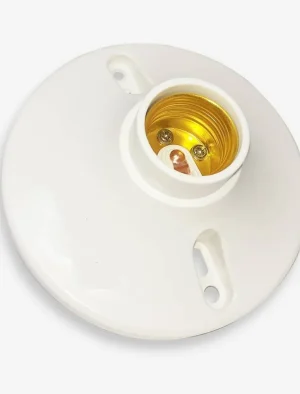 SOCATE E27 PLASTICO PVC