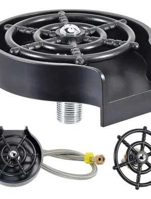 LAVA COPA VASO AUTOMATICO ACERO NEGRO