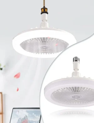 LAMPARA + VENTILADOR 30W 3TONOS ROSCA E27