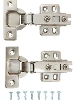 BISAGRA RECTA CON FRENO 90 ACERO NICKELADO 35MM EL PAR CH5559