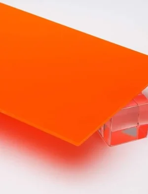 LAMINA ACRILICA 3MM 1.22X2.44M COLOR NARANJA