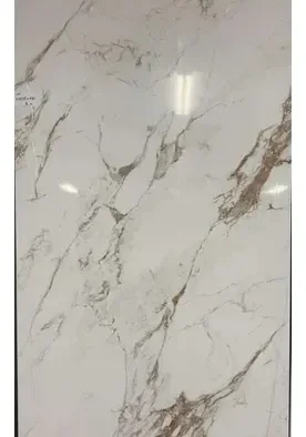 LAMINA VINYL AUTOADHESIVA TIPO MARMOL 60X30 BLANCO GRIS DORADO