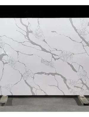 LAMINA DE CUARZO CALACATTA WHITE 3,20x1,60m 18mm 5.12m2