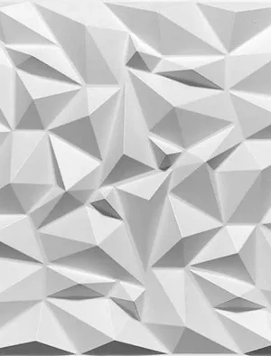 PANEL 3D DE PVC 50X50cm 004 TRIANGULADO 3D