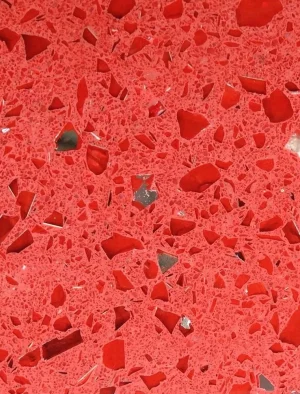 LAMINA DE CUARZO ROJO ESTELAR 3,20x1,60m 18mm 5.12m2