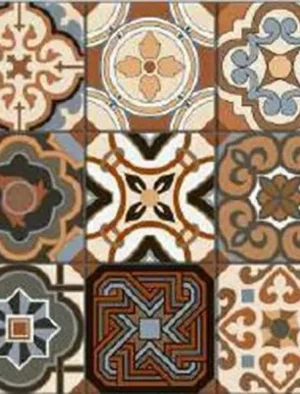 Moroccan 30X30 MARRON DISENO M-1002 0,82m2