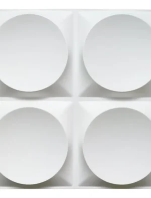 PANEL 3D DE PVC 50X50cm 032 CUADRADO/REDONDO