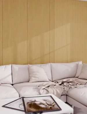 LAMINA DE WALL PANEL LISO 2.9X40CM MARRON CLARO