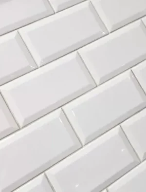 ceramica 20X10cm BLANCO BRILLANTE tipo espanol 1.4m2