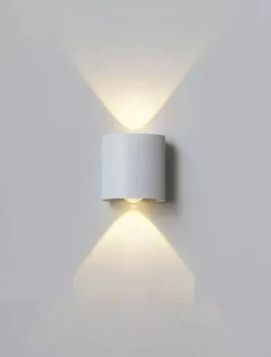 LAMPARA DOBLE PUNTA DECORATIVA BLANCA 2W