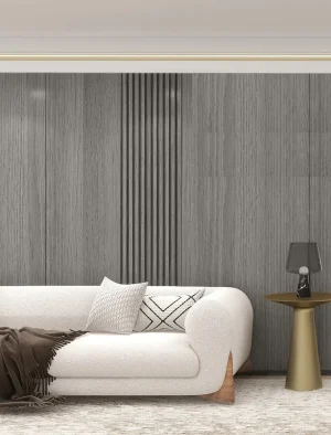 LAMINA DE WALL PANEL LISO 2.9X40CM GRIS