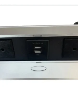 TOMA EMPOTRABLE USB RECTANGULAR 22X11CM