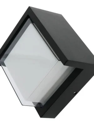 LAMPARA EXT BLANCA CUADRADA PVC 3500K