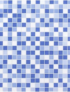 CERAMICA PISCINA CUADRICULADO 30X30 BLANCO AZUL 0,82m2