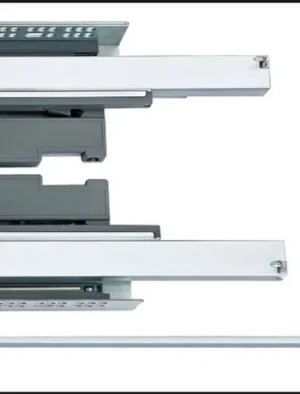 CORREDERA GUIA OCULTA CON FRENO PUSH OPEN AJUSTABLE 40MM SL-4331