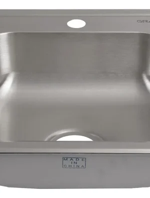 LAVAPLATO METAL SOBRE TOPE ECONOMICO 42X42X20CM 651