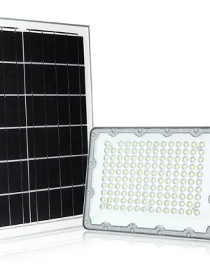 REFLECTOR CON PANEL SOLAR 100W