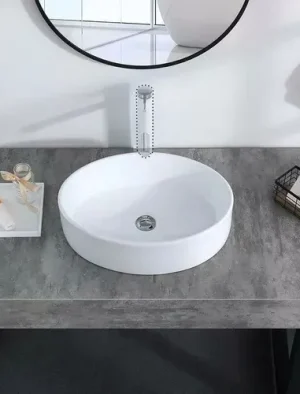 LAVAMANO SUPERFICIAL CERAMICA 37X37X13CM