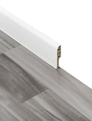 RODAPIE PVC 240x8CM BLANCO 2.4M