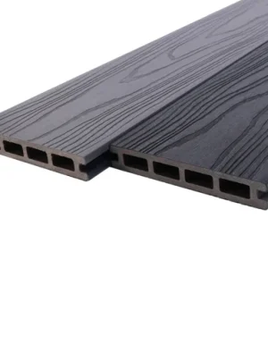 WPC PISO DECKING EXTERIOR GRIS OSCURO 2,9*0,14m pieza 0,406m2